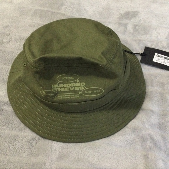 100 Thieves Other - 100 Thieves Olive Adjustable Bucket Cap